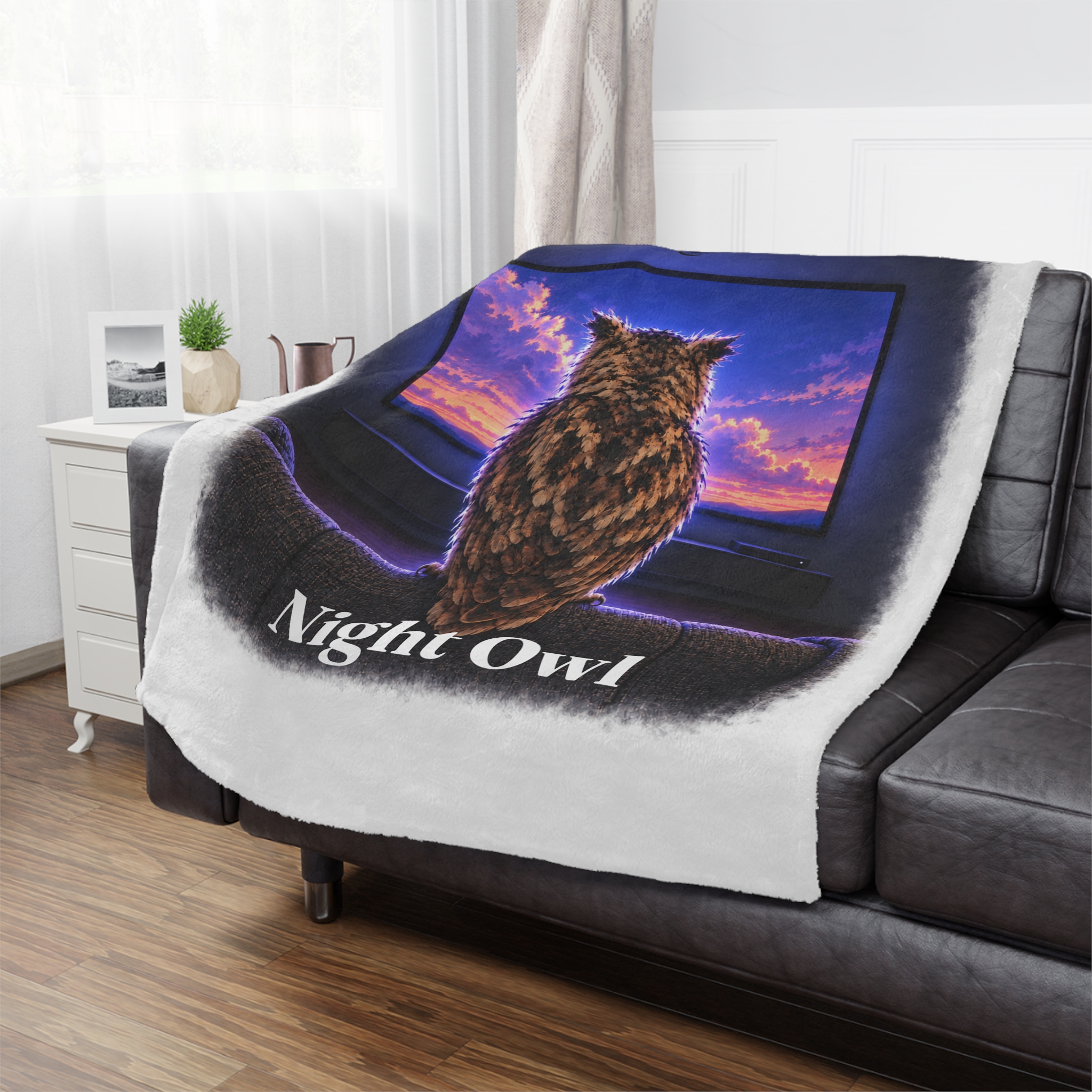 Night Owl Minky Blanket - Image 2
