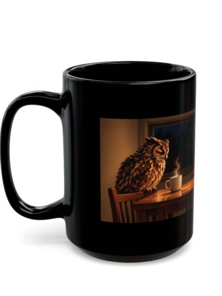 Night Owl Ceramic Mug — 15oz